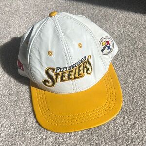 Leather Pittsburgh Steelers hat